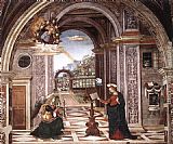 Bernardino Pinturicchio Annunciation painting